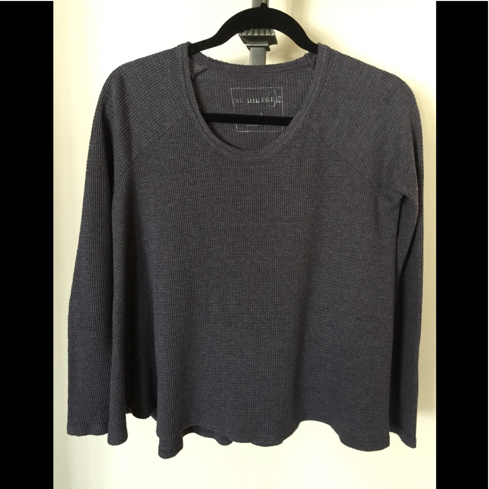 Free People/We The Free waffle knit top